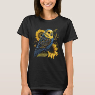 T-shirt Budgie Mom Budgerigar Tournesol Parakeet Oiseau Mo