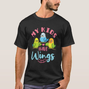 T-shirt Budgie Parakeet Cute Animaux Animaux Oiseaux Maman