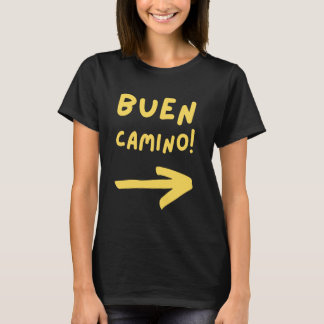 T-shirt Buen Camino Arrow ! Randonnée pèlerin à travers l'