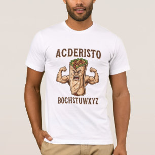 T-shirt Buff Burrito Drôle Conception de Gym
