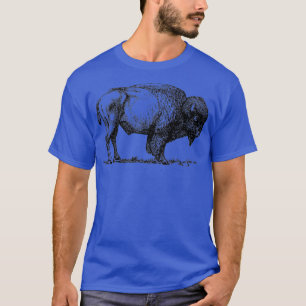 T-shirt Buffalo American Bison Classic Print Tee