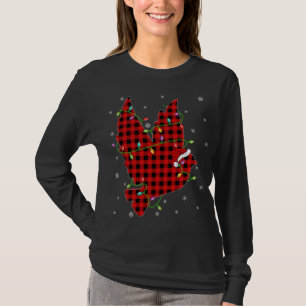 T-shirt Buffalo Plaid Family Matching Dove Bird Christmas