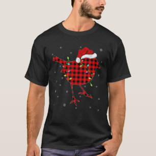 T-shirt Buffalo Plaid Family Matching Wren Bird Christmas