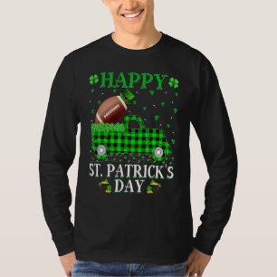 T-shirt Buffalo Plaid Green Truck Football américain St Pa