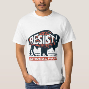 T-shirt Buffalo résiste à sauver notre parc national