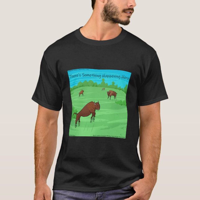 T-shirt Buffalo Springfield Punny Rick Londres Unixex Tee  (Devant)