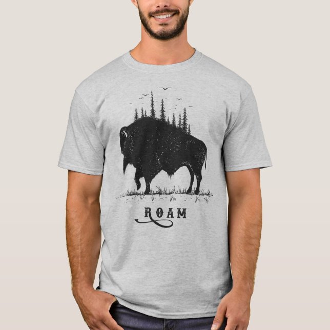 T-shirt Buffle itinérant (Devant)