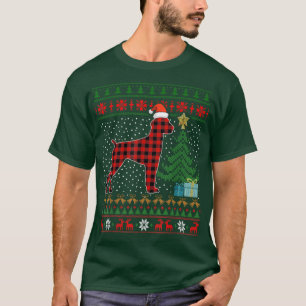 T-shirt Buffle rouge Pâté GSP amusant laide de Noël moche