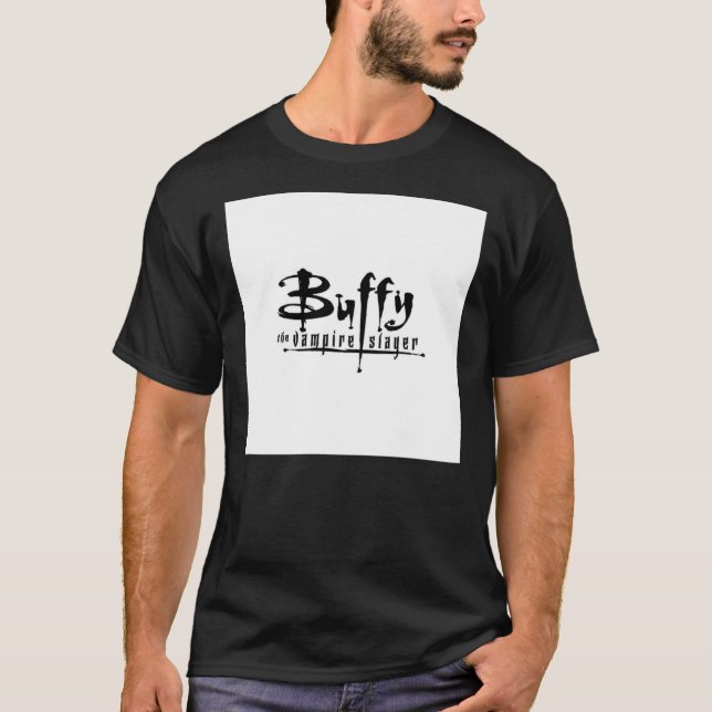 T-shirt Buffy Le Logo De L'Épingle Vampire Slayer (Devant)