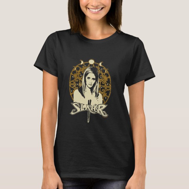T-shirt Buffy Le Vampire Slayer Buffy Celestial Slayer Bi (Devant)