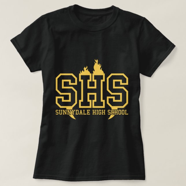 T-shirt Buffy the Vampire Slayer Sunnydale High School Log (Design devant)