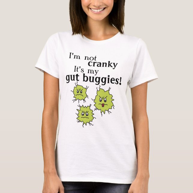 T-shirt Buggies intestinales grincheuses bactéries buggies (Devant)