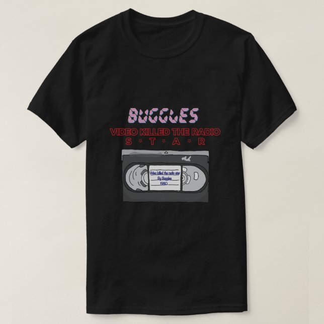T-shirt Buggings T Shirt Video Killed the Radio Star Class (Design devant)