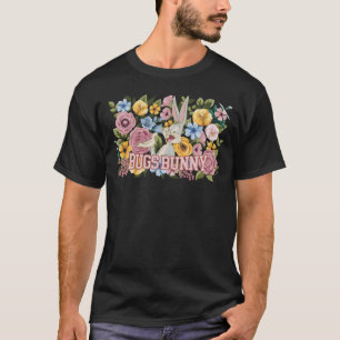 T-shirt BUGS BUNNY™ Broderie Florale Graphique