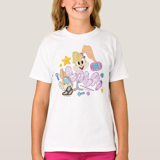 T-shirt BUGS BUNNY BUILDERS™| Lola Sketch Art (Devant)