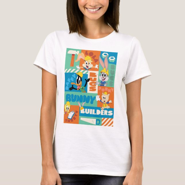 T-shirt BUGS BUNNY BUILDERS™| Motif de grille de caractère (Devant)