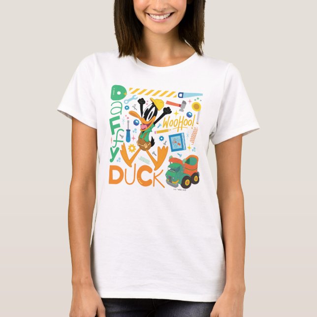 T-shirt BUGS BUNNY BUILDERS™| Outils de travail DAFFY DUCK (Devant)