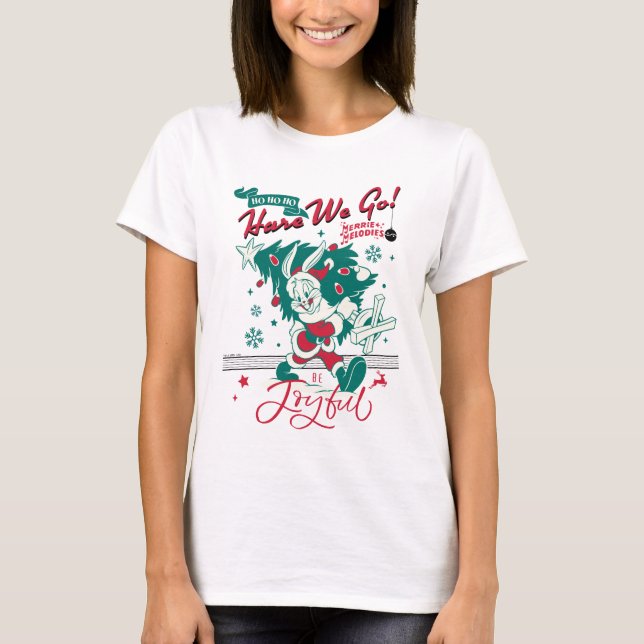 T-shirt BUGS BUNNY™ - Ho Ho Ho, Hare We Go ! (Devant)