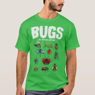 T-shirt Bugs Freaking Insectes Awesome Bugs Lover
