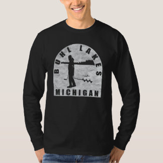 T-shirt Buhl Lakes Ice Fishing Michigan