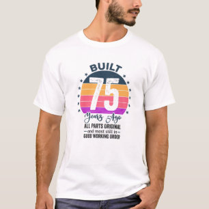 T-shirt Built 75 Years Ago All Parts Original Vintage 1947