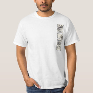 T-shirt Built Different Men's Streetwear Back Print