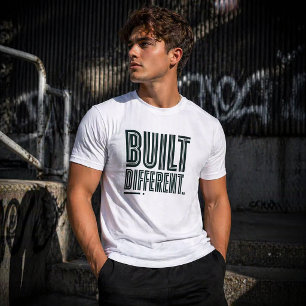T-Shirt Built Different – Streetwear Audacieux