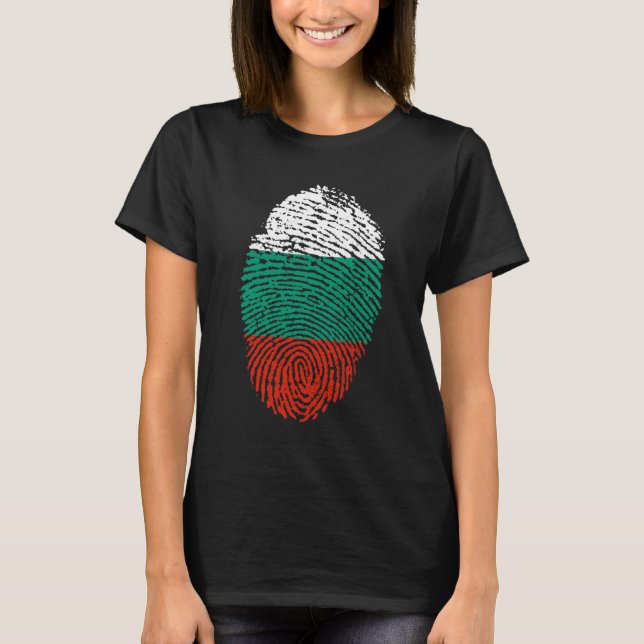 T-shirt Bulgare ADN amour patriotique (Devant)
