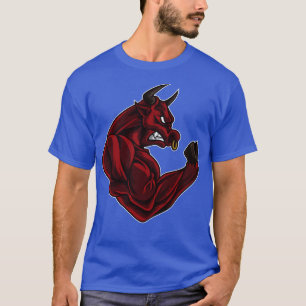 T-shirt Bull À La Salle De Fitness Entraînement Muscles Pu