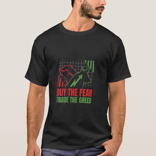 T-shirt Bull Bear Stock Exchange Stock marché Dividende St (Devant)
