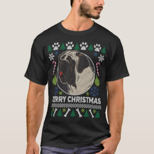 T-shirt Bull Mastiff Chien race laitier moche de Noël Swea