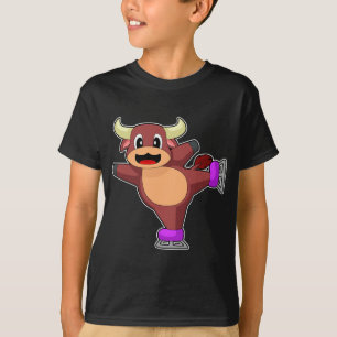 T-shirt Bull Patinage sur glace Patins sur glace