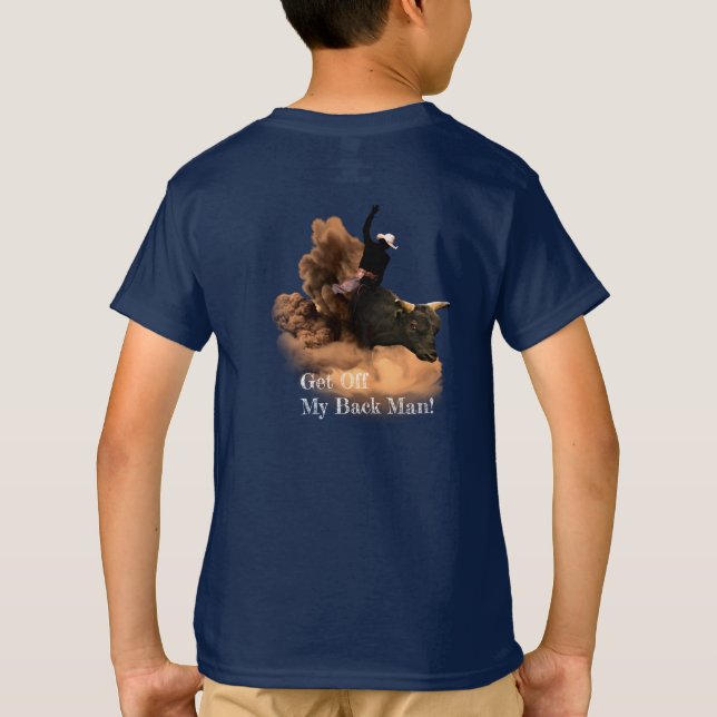 T-shirt Bull Rider - Descends De Mon Dos Homme ! (Dos)