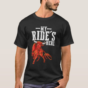 T-shirt Bull Riding Pbr Rodeo Bull Riders Pour Western Ran