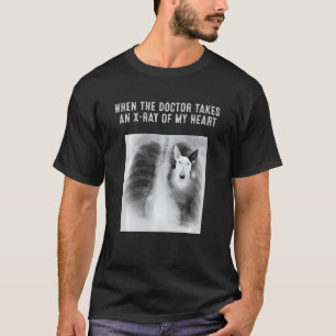 T-shirt Bull Terrier Dog Docteur Prend Un Rayon X De Mon C