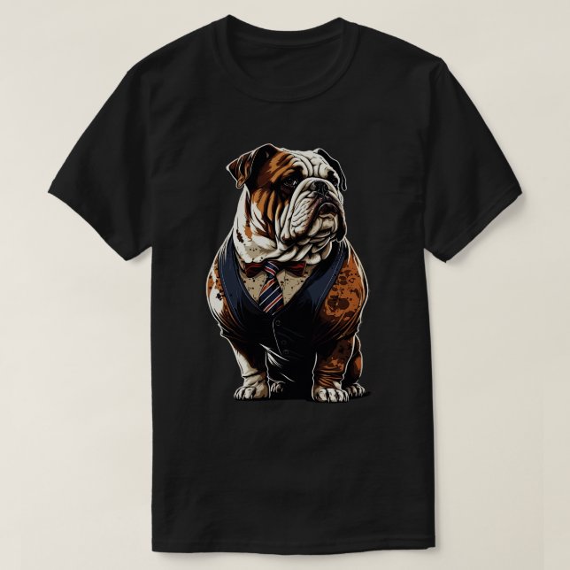 T-shirt Bulldog 1 (Design devant)