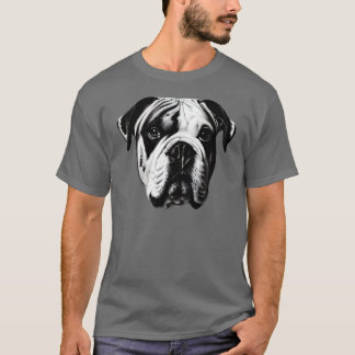 T-shirt Bulldog américain