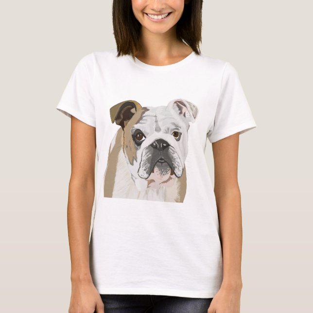 T-shirt Bulldog anglais (Devant)