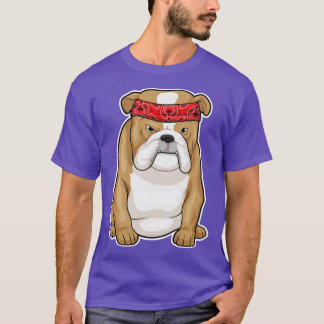 T-shirt Bulldog Bandana
