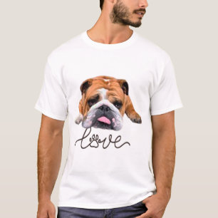 T-shirt Bulldog, illustration