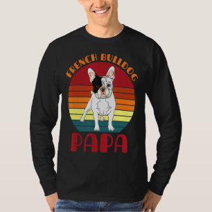 T-shirt Bulldog Papa French Bulldog