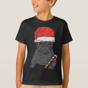 T-shirt Bulldog Père Noël Frenchie Chien Noël Noël Femmes