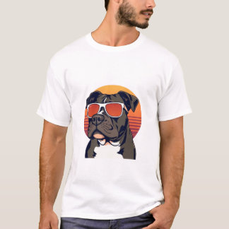 T-shirt Bulldog Vintage