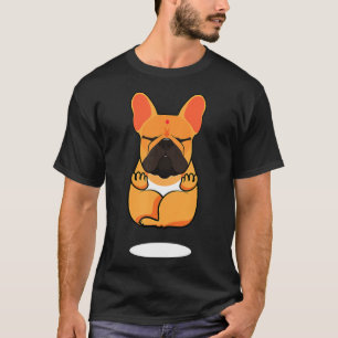 T-shirt Bulldog Yoga Frenchie Maman Papa