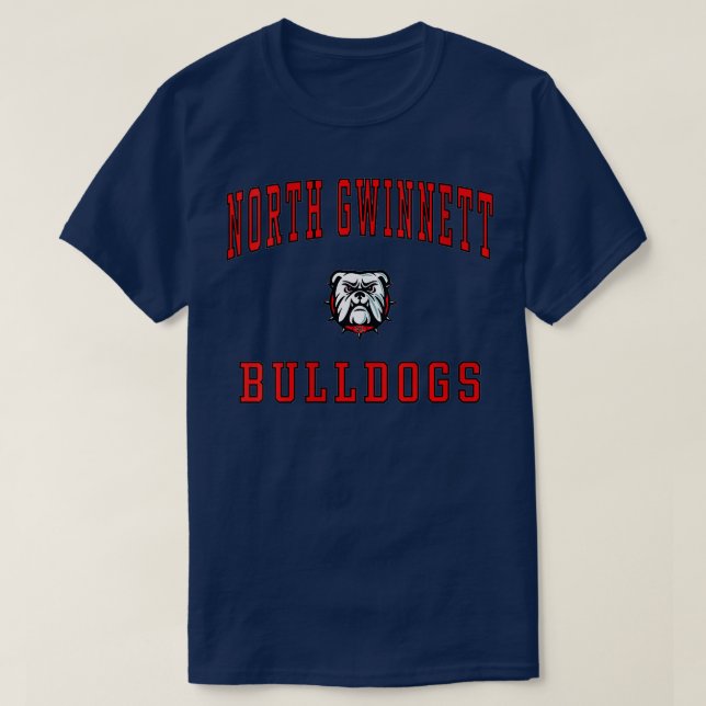T-shirt Bulldogs de l'école secondaire de Gwinnett Nord VN (Design devant)