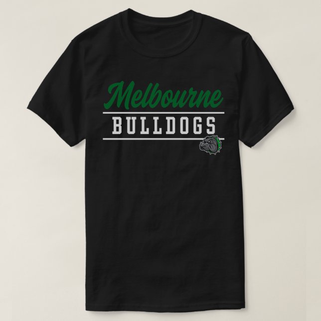 T-shirt Bulldogs du lycée de Melbourne (Design devant)