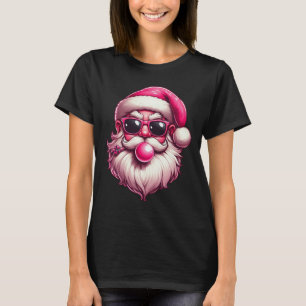 T-shirt Bulle de Noël de Père Noël rétro