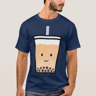 T-shirt bulle de thé thaïlandais mignon design boba thé