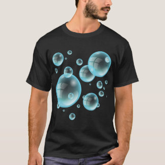 T-shirt Bulles d'air turquoise du Shampoo Soapy