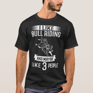 T-shirt Bulles de boucle de l'équitation Rodéo Cowboy méca